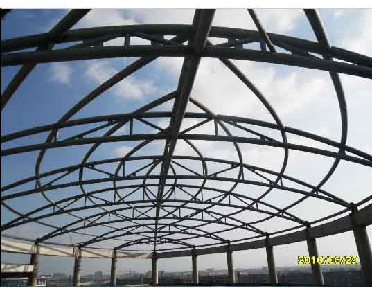 蛟河中煤朔州宾馆管桁架工程